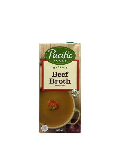 PACIFIC FOOD BEEF BROTH 946ML