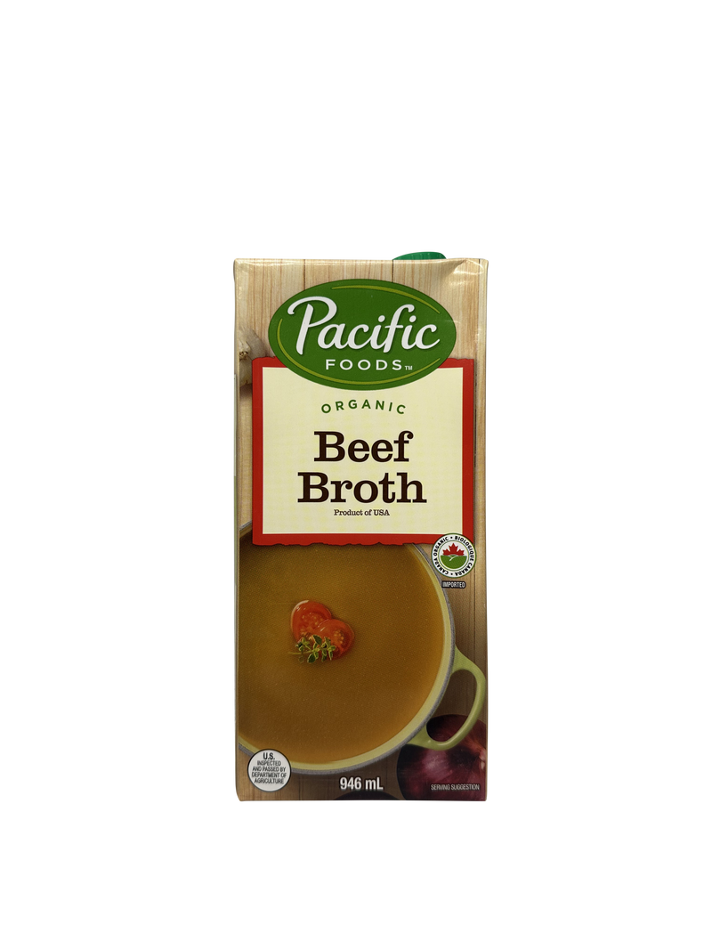 PACIFIC FOOD BEEF BROTH 946ML