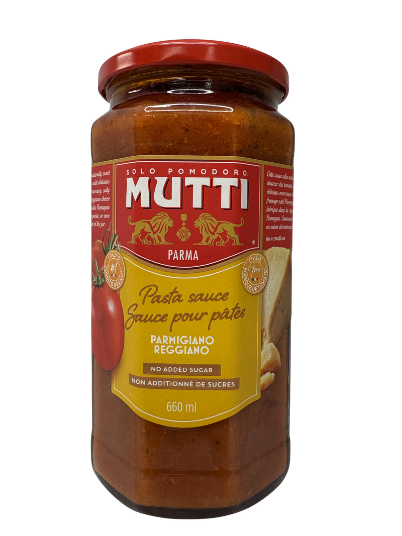 MUTTI PASTA SAUCE PARMIGIANO REGGIANO 660ML