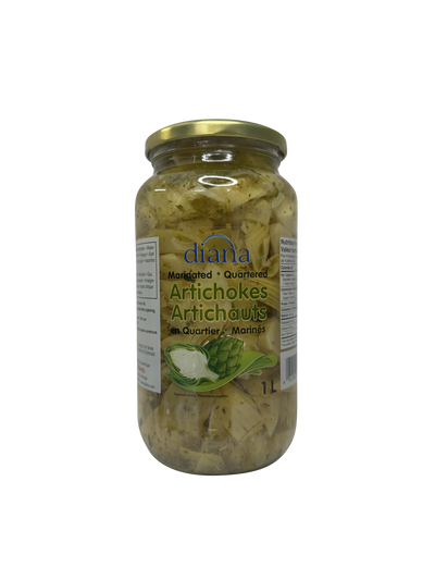 DIANA MARINATED ARTICHOKES QUATERED 1L