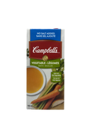 CAMPBELL'S VEGTABLE BROTH NO ADDED SALT 900ML