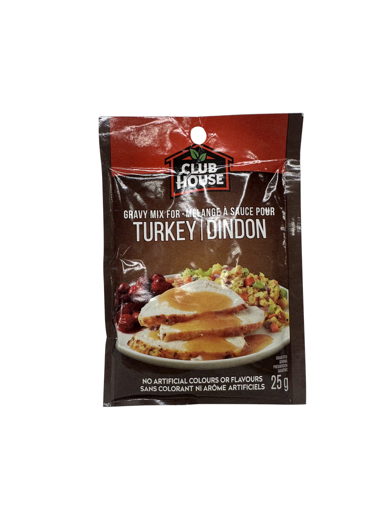CLUB HOUSE TURKEY GRAVY MIX 25G