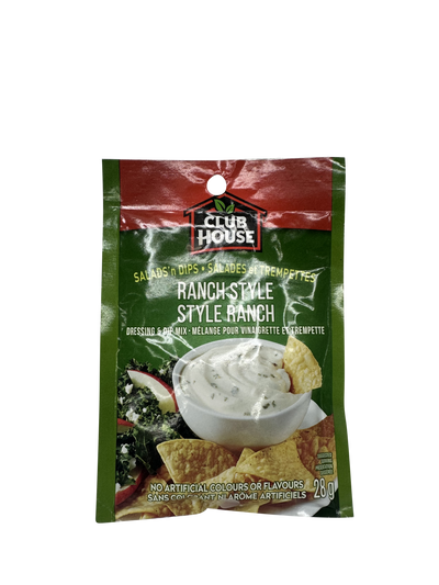 CLUBHOUSE RANCH STYLE DIP MIX 28G