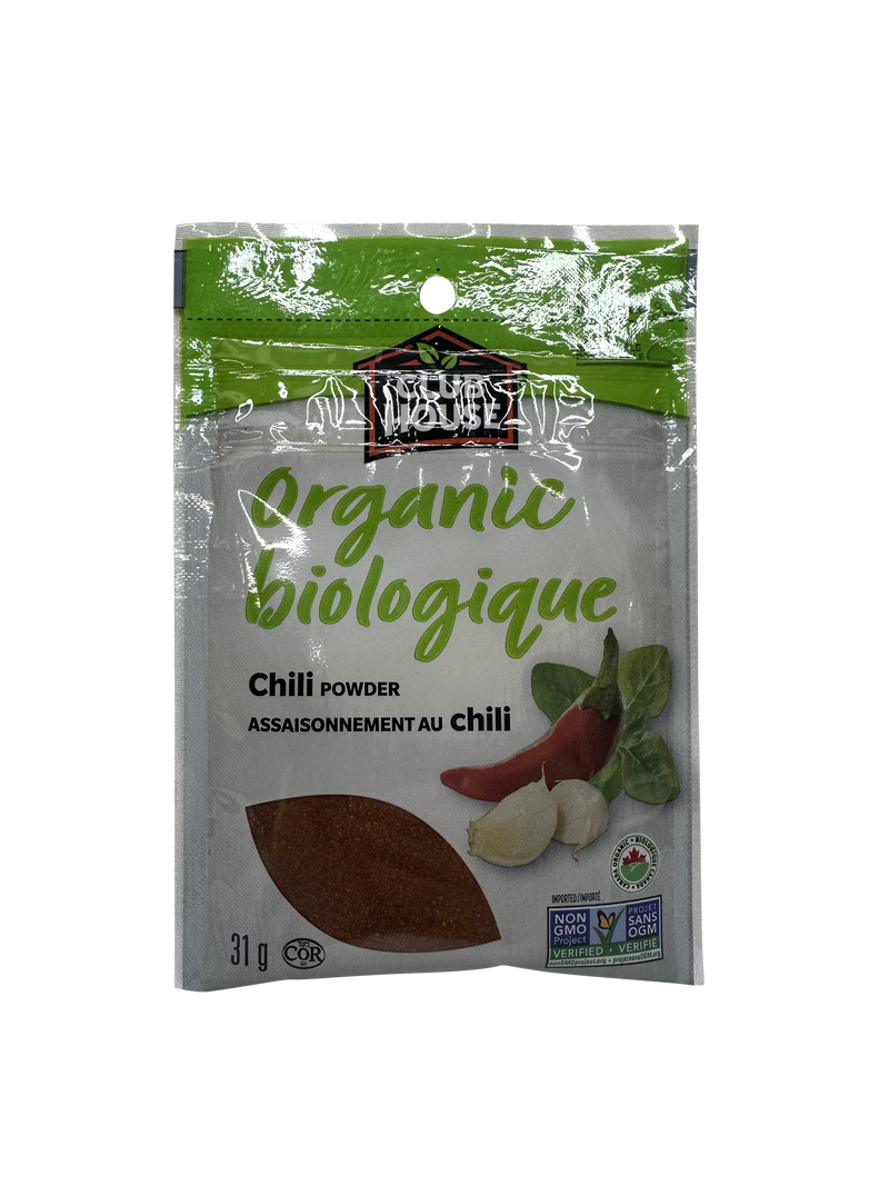 CLUB HOUSE ORGANIC CHILI POWDER 31G