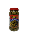 UNICO PIZZA STYLE SLICED OLIVES 375ML