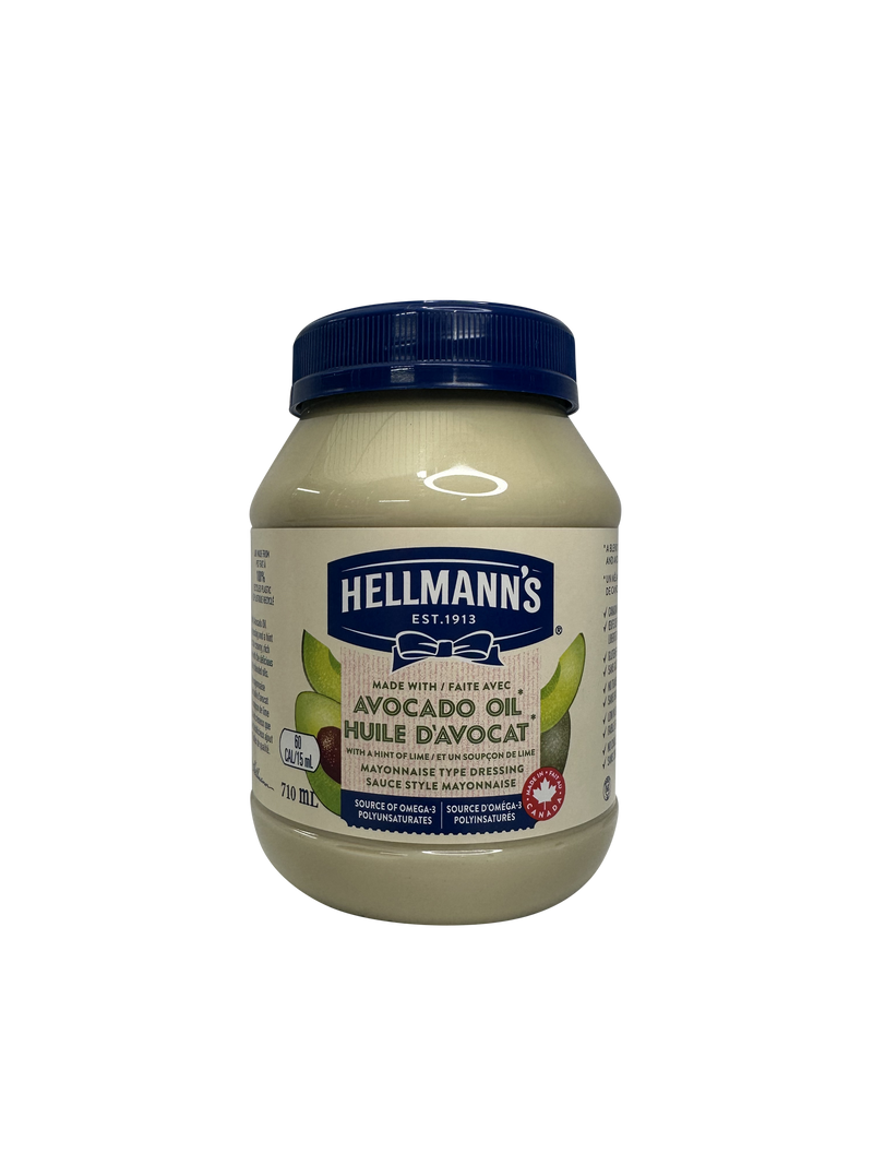 HELLMANN'S AVOCADO OIL MAYONNAISE 710ML