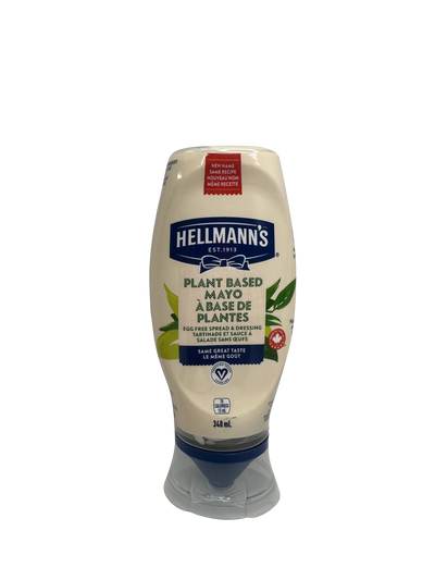 HELLMANNS PLANT BASED MAYONNAISE SQUEEZE 340ML