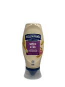 HELLMANNS GARLIC AIOLI  SQUEEZE 340ML