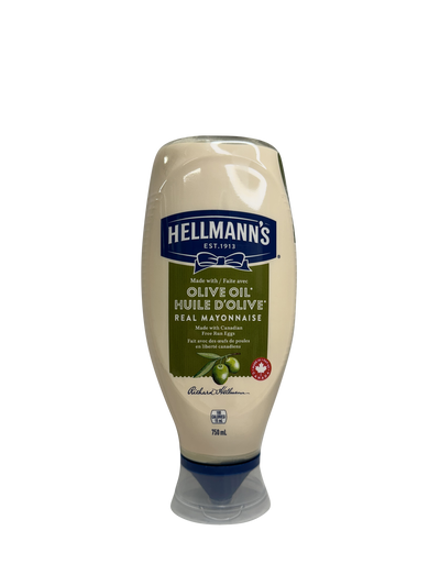 HELLMANN'S OLIVE OIL MAYONNAISE SQUEEZE 750ML