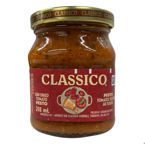 CLASSICO SUN-DRIED TOMATO PESTO 218ML