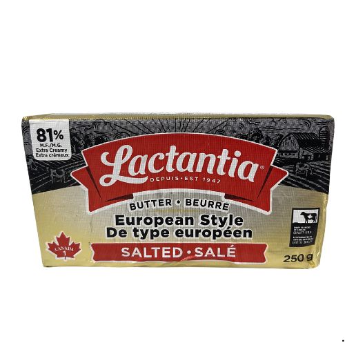 LACTANTIA EURO STYLE BUTTER SALTED 250G
