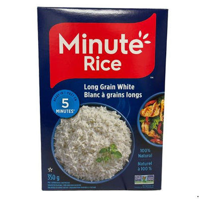 MINUTE RICE LONG GRAIN WHITE 350G