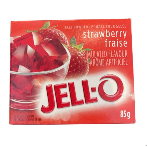 JELL-O MIX STRAWBERRY 85G