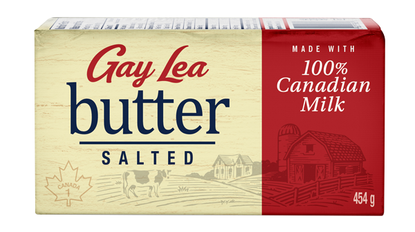 GAY LEA BUTTER SALTED 454G
