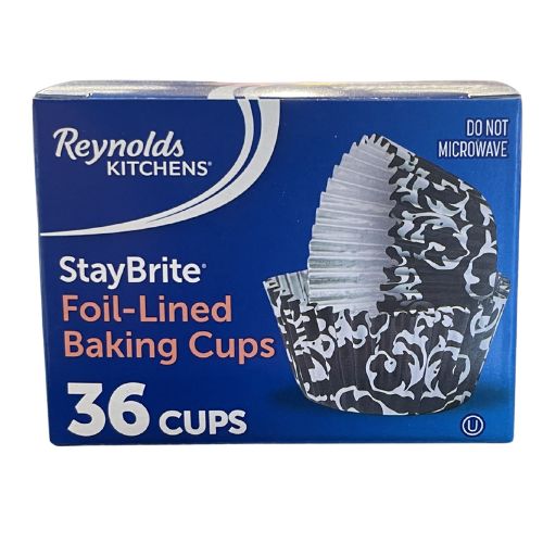 RETNOLDS FOIL-LINED BAKING CUPS 36 CUPS