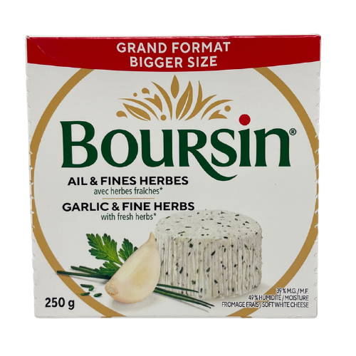 BOURSIN GARLIC & FINE HERB 250G