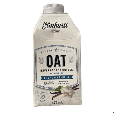 ELMHURST CREAMER OATS FRENCH VANILLA 473ML