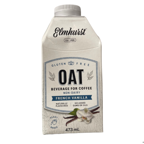 ELMHURST CREAMER OATS FRENCH VANILLA 473ML