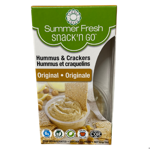 SUMMER FRESH ORGINAL HUMMUS SNACK'N GO 3OZ