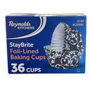 RETNOLDS FOIL-LINED BAKING CUPS 36 CUPS