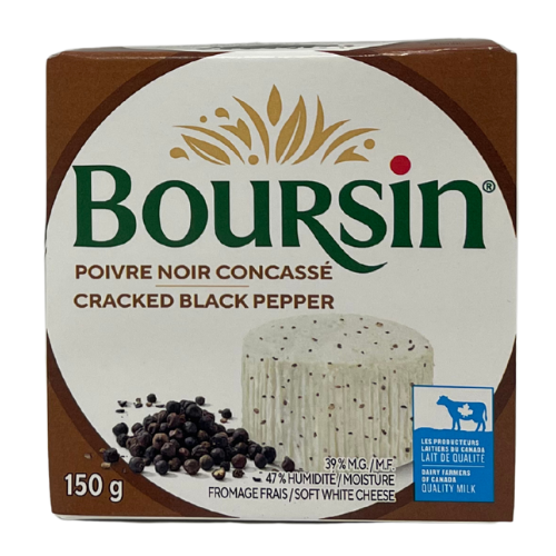 BOURSIN CRACKED PEPPER 150G