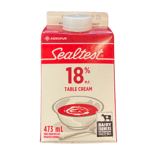 SEALTEST 18% 473ML TABLE CREAM