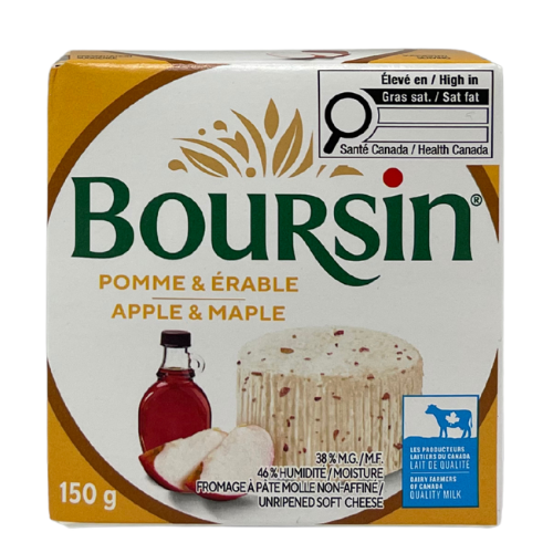 BOURSIN APPLE MAPLE 150G