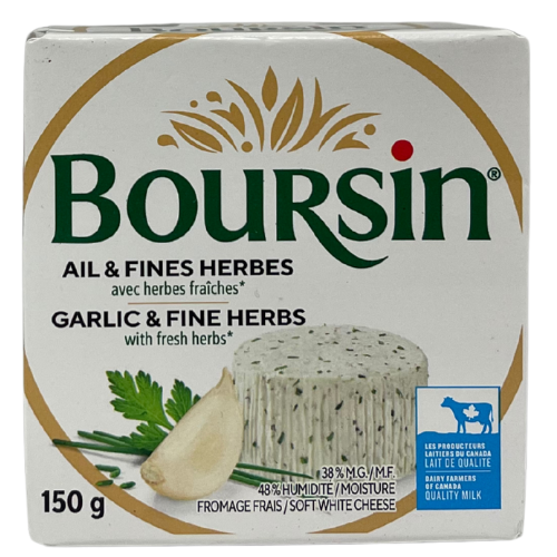 BOURSIN GARLIC & HERB 150G