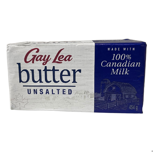 GAY LEA BUTTER UNSALTED 250G
