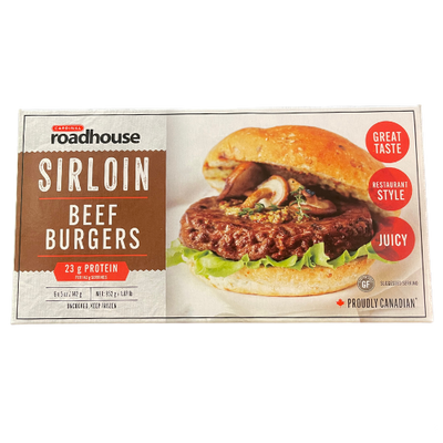 CARDINAL ROADHOUSE SIRLOIN BURGERS 906G