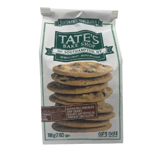 TATES GF CHOC CHP 198G
