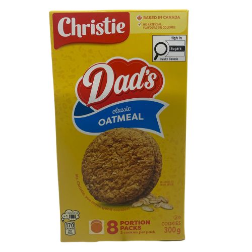 CHRISTIE DAD'S CLASSIC OATMEAL 8 PORTIONS PACKS 300G