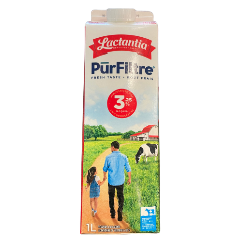 LACTANTIA PUR FILTRE 3.25% 1L