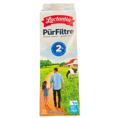 LACTANTIA PUR FILTRE 2% 1L