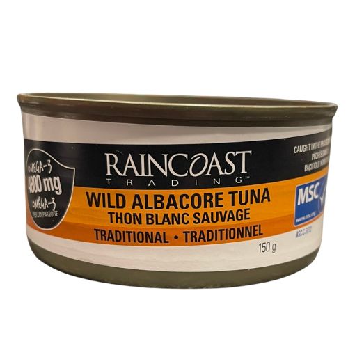 RAINCOAST WILD ALBACORE TUNA 150G