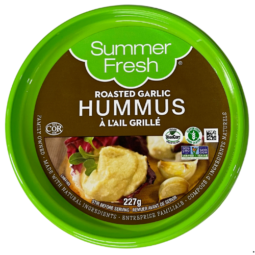 SUMMER FRESH ROASTED GARLIC HUMMUS SNACK'N GO 3OZ