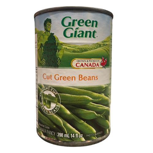 GREEN GIANT CUT GREEN BEANS 398ML
