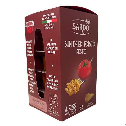 SARDO SUN DRIED TOMATO PESTO 4PK