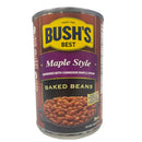 BUSHS BAKED BEAN MAPLE STYLE 398ML