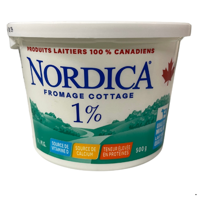 NORDICA 1% COTTAGE CHEESE 500G