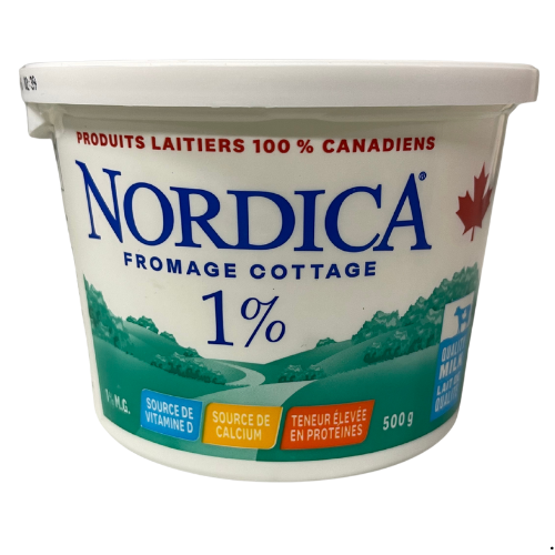 NORDICA 1% COTTAGE CHEESE 500G