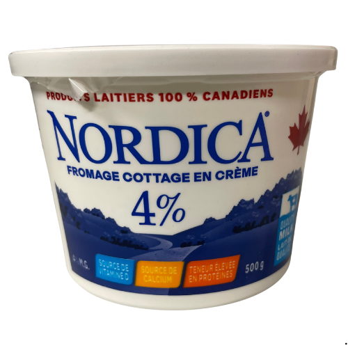 GAY LEA NORDICA 4% COTTAGE CHEESE 500G