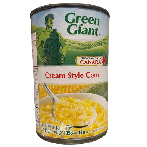 GREEN GIANT CREAM STYLE CORN 398ML