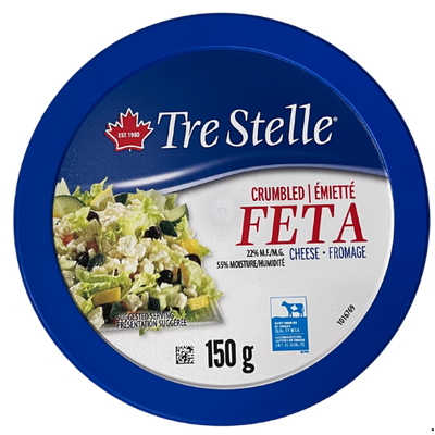 TRE STELLE CRUMBLED FETA 150G