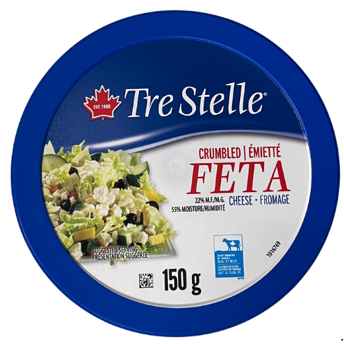 TRE STELLE CRUMBLED FETA 150G