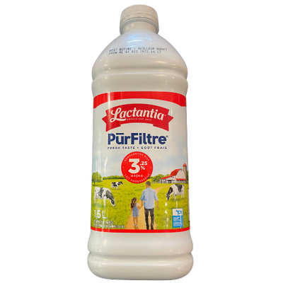 LACTANTIA PUR FILTRE 3.25% 1.5L