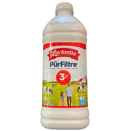LACTANTIA PUR FILTRE 3.25% 1.5L