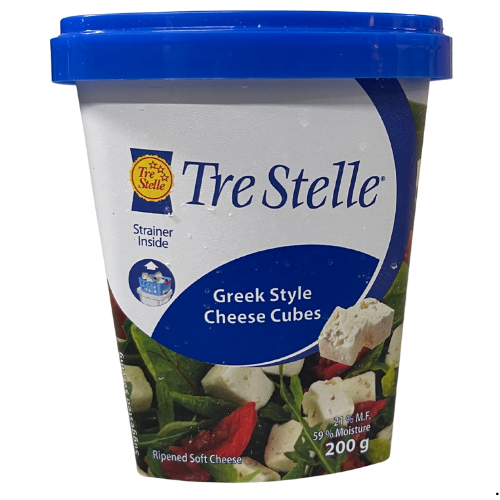 TRE STELLE CUBED FETA 200G