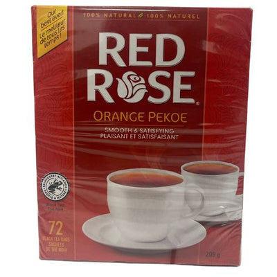 RED ROSE ORANGE PEKOE 72 BAGS