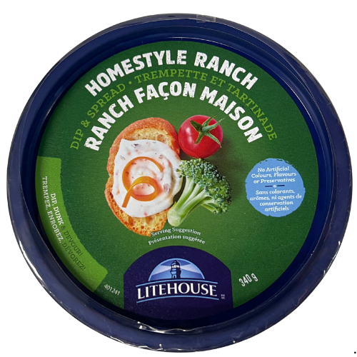 LITEHOUSE HOMESTYLE RANCH 340G